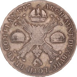 Austria. Günzburg. Francis II. 1 Kronenthaler. 1797 H.