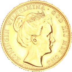 10 Gulden. Wilhelmina. 1898 zonder punt. Zeer Fraai / Prachtig.