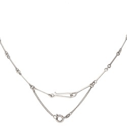 Sterling zilveren collier met 'Hydra Kaulakor' hanger door Björn Weckström voor Lapponia.