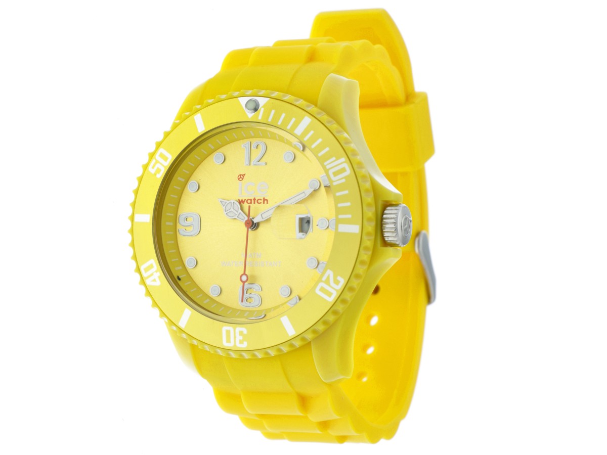 Ice-Watch Sili Yellow Big SI.YW.B.S.09 - Unisex polshorloge - ca. 2020.