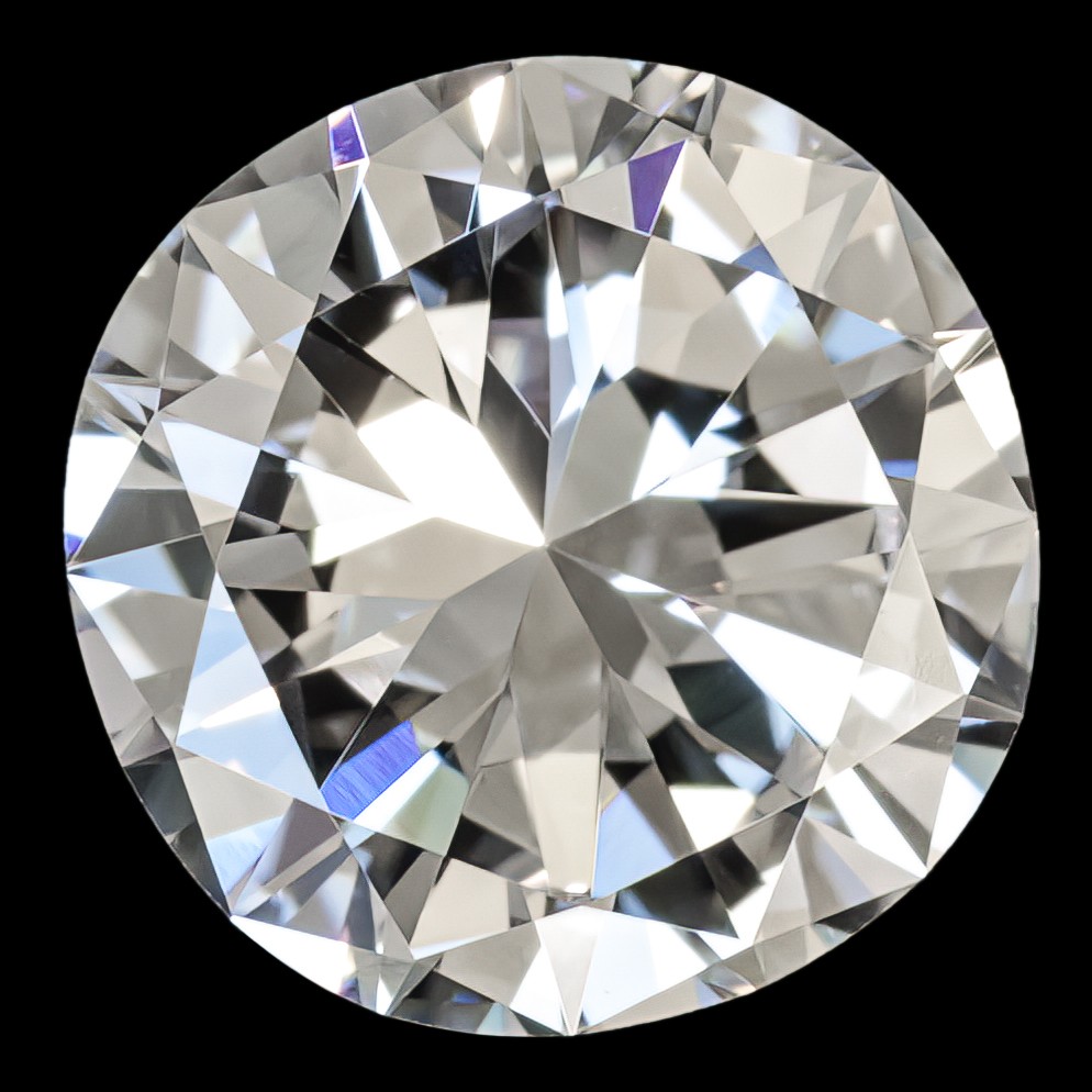 GIA-gecertificeerde briljant geslepen natuurlijke diamant van 0.52 ct.