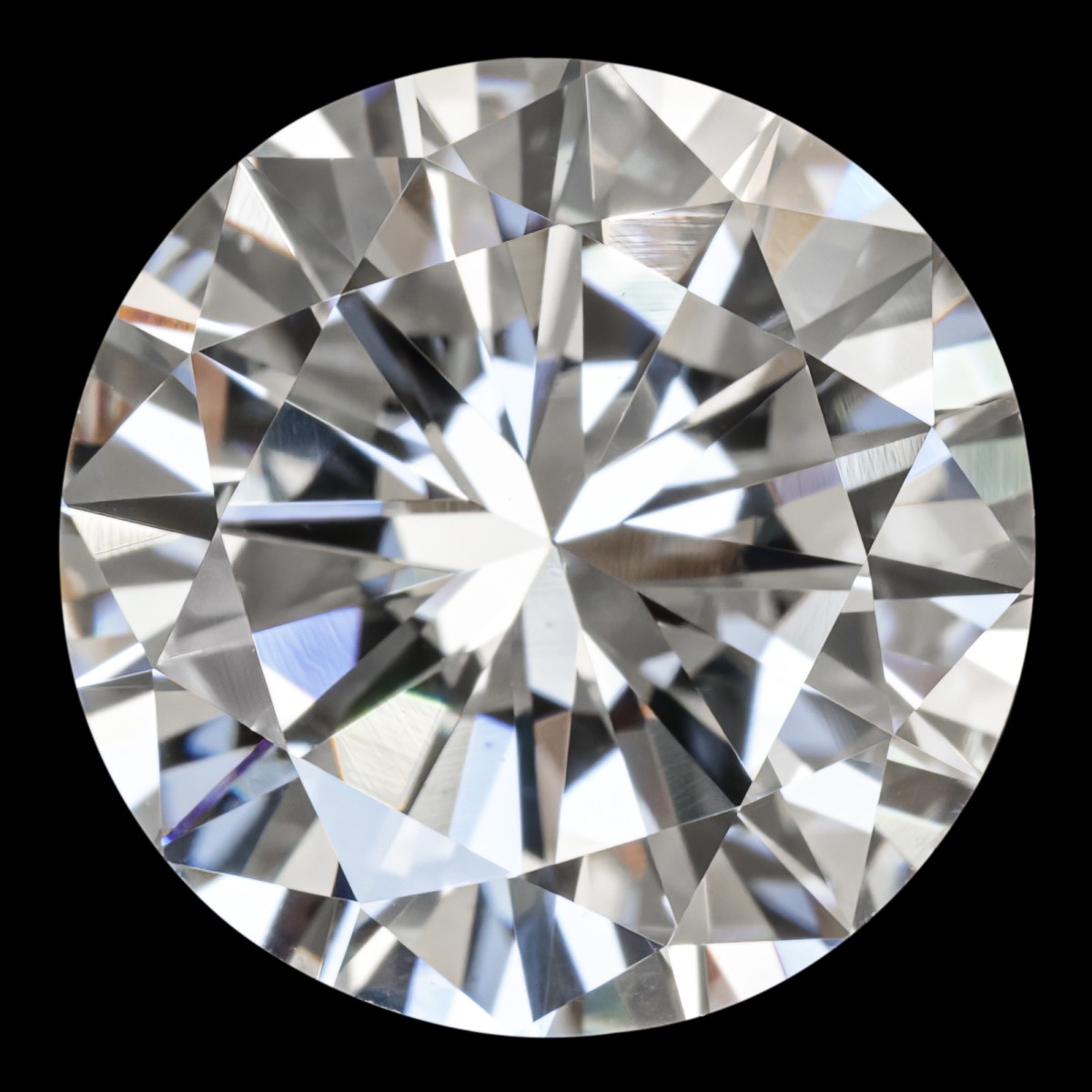 GIA-gecertificeerde briljant geslepen natuurlijke diamant van 1.58 ct.