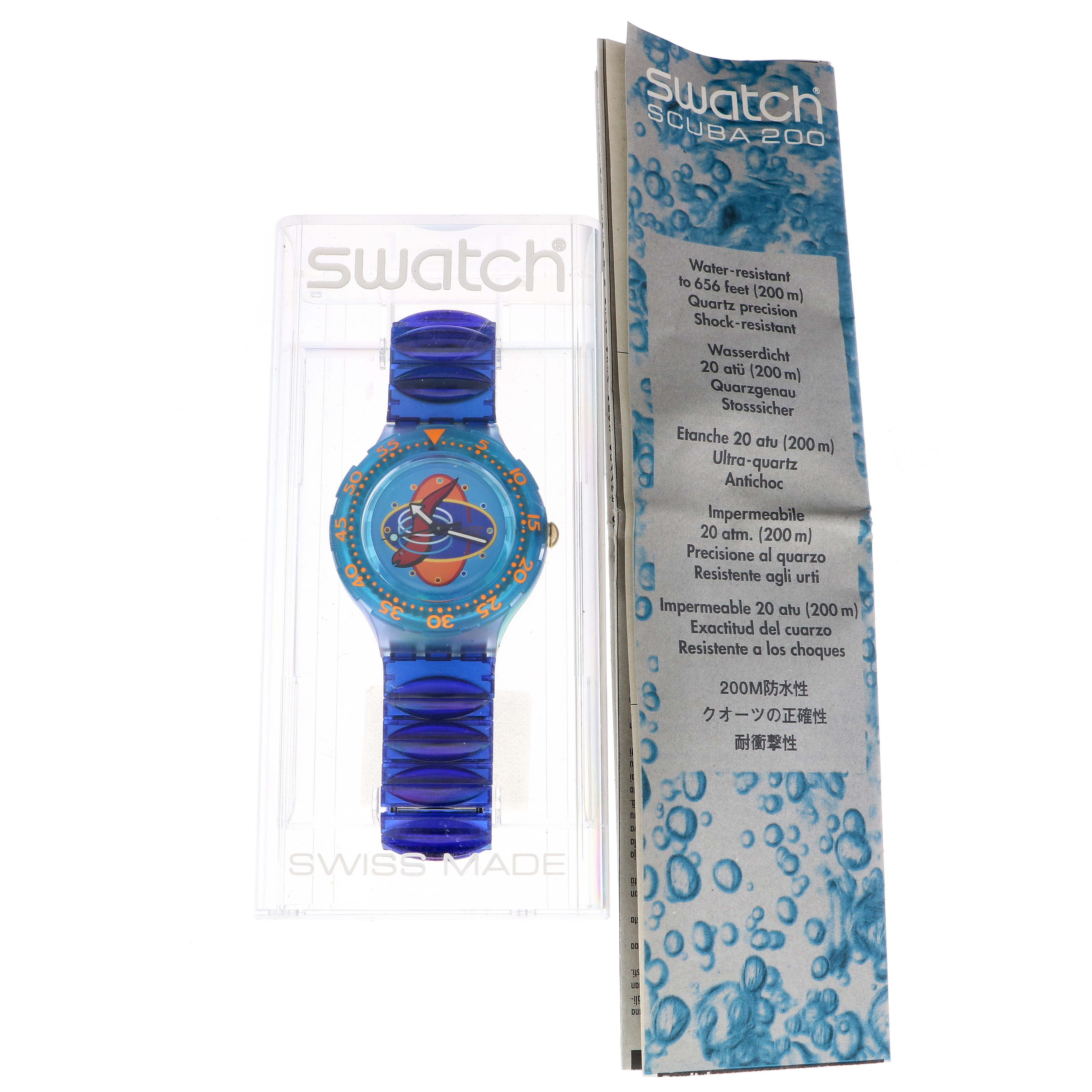 Swatch Scuba 200 - Unisex polshorloge - ca. 1995.