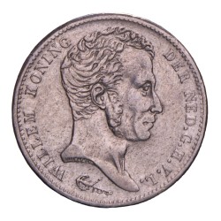 1 Gulden. Willem I. 1820. Zeer Fraai.