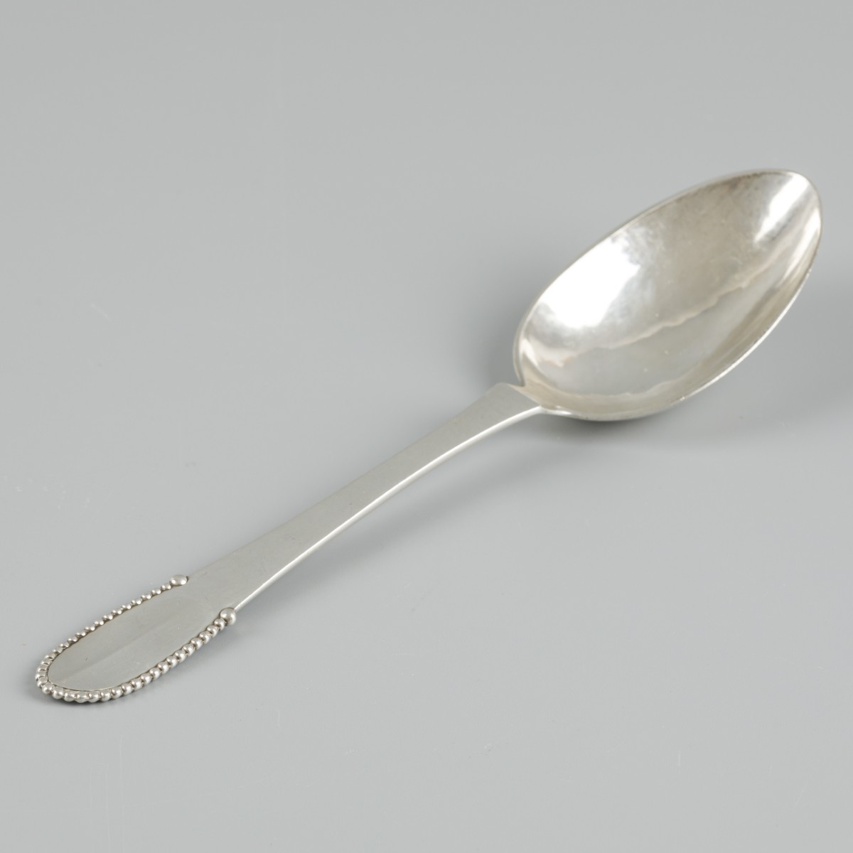 Dinerlepel Georg Jensen - Beaded (1866-1935) zilver.
