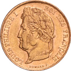 France. Louis-Philippe I. 20 Francs. 1843 W.