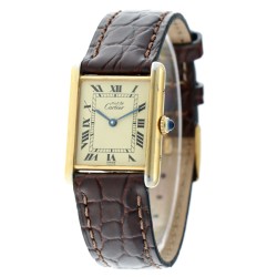 Cartier Tank Vermeil 590005 - Dames polshorloge - ca. 1990.