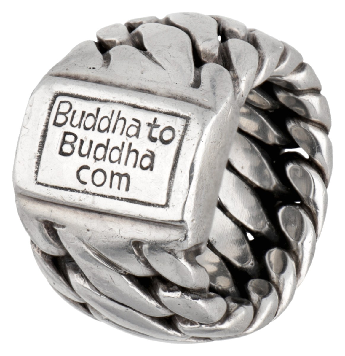 Sterling zilveren Buddha to Buddha 'Ben' ring.