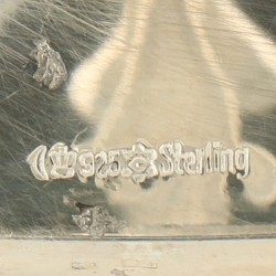 Kandelaar zilver.
