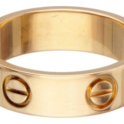 Cartier 'Love' 18 kt. geelgouden band ring.