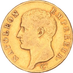 France. Empire. Napoleon. 40 Francs. 1806 A.