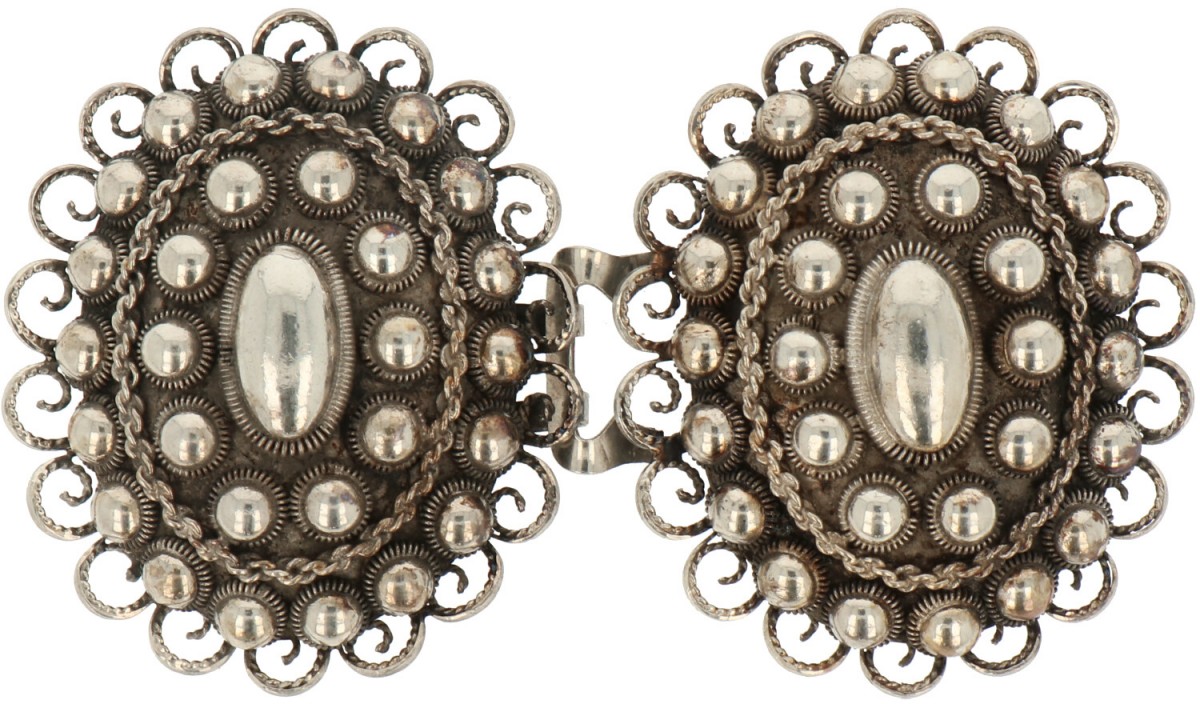 Gesp Zeeuwse knoop zilver.