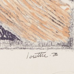 Marc Antoine l'Outtre (Louttre.Bisière.) (Parijs 1926 - 2012), Sous la balancelle.