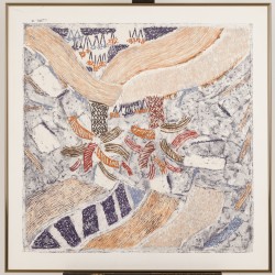 Marc Antoine l'Outtre (Louttre.Bisière.) (Parijs 1926 - 2012), Sous la balancelle.