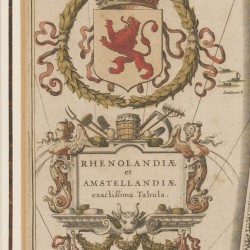 Willem Jansz. (also written Guilielmus Janssonius) = Willem Janszoon Blaeu, Rhenolandia et Amstellandia, 1647.