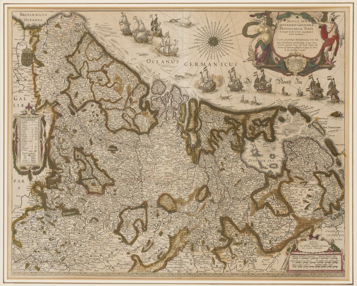 Nicholaas Visscher, Germaniae Inferioris XVII Provinciarum uit Atlas Minor Sive Geographia Compendosia, ... Amsterdam, 1683-1696.