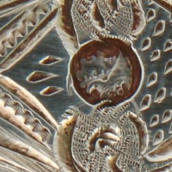 (2) Delig set gebakschep & roomschep zilver.