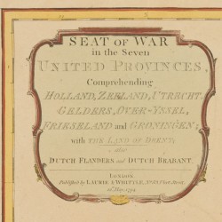 1794 Laurie & Whittle Kaart van Holland of De Nederlanden, Robert Laurie (ca. 1755-1836) & James Whittle (1757-1818) Fleet Street, London.