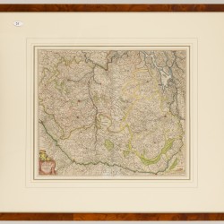 Een kaart van Brabant door Frederik de Wit (1629 - 1706) Tabula Ducatus Brabantiae continens Marchionatum Sacri Imperii et Dominium Mechliniense - gedateerd 1666.