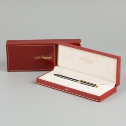 S.T. Dupont "Montparnasse" ballpoint pen zwart met originele doos.