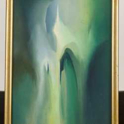 Ton Pape (Rijswijk 1916 - 2003 Den Haag), Een lot van (3) schilderijen, abstracte composities, 20e eeuw.