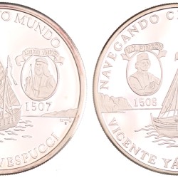 Cuba. Lot (2) 10 Pesos 'Great seafarers'. 1996 / 1997.