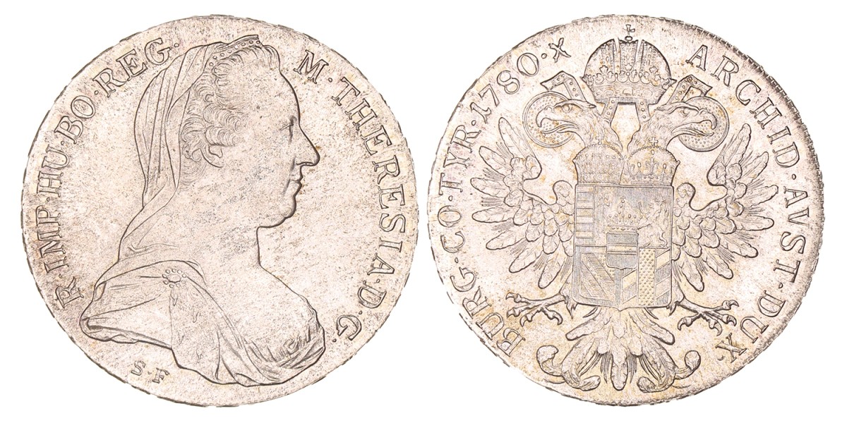 Austria. Empire. Maria Theresia. Thaler. 1780 (Later restrike).