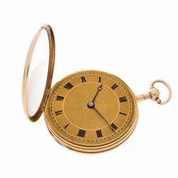 Gouden zakhorloge met kwartierrepetitie - ca. 1815