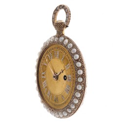 Geelgouden zakhorloge - cilindergang ca. 1900.