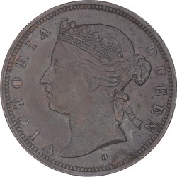 Straits Settlements. Victoria. ½ Cent. 1872.