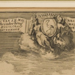Hollandse School, Ontvangst van Z.K.H. bij de Westeinde brug te Den Haag, eind 17e eeuw.