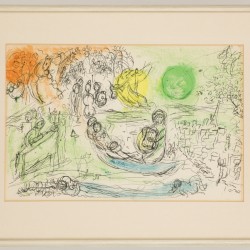 Marc Chagall (Liozna 1887 - 1985 Saint-Paul-de-Vence), Het concert, litho in 6 kleuren, 1957.