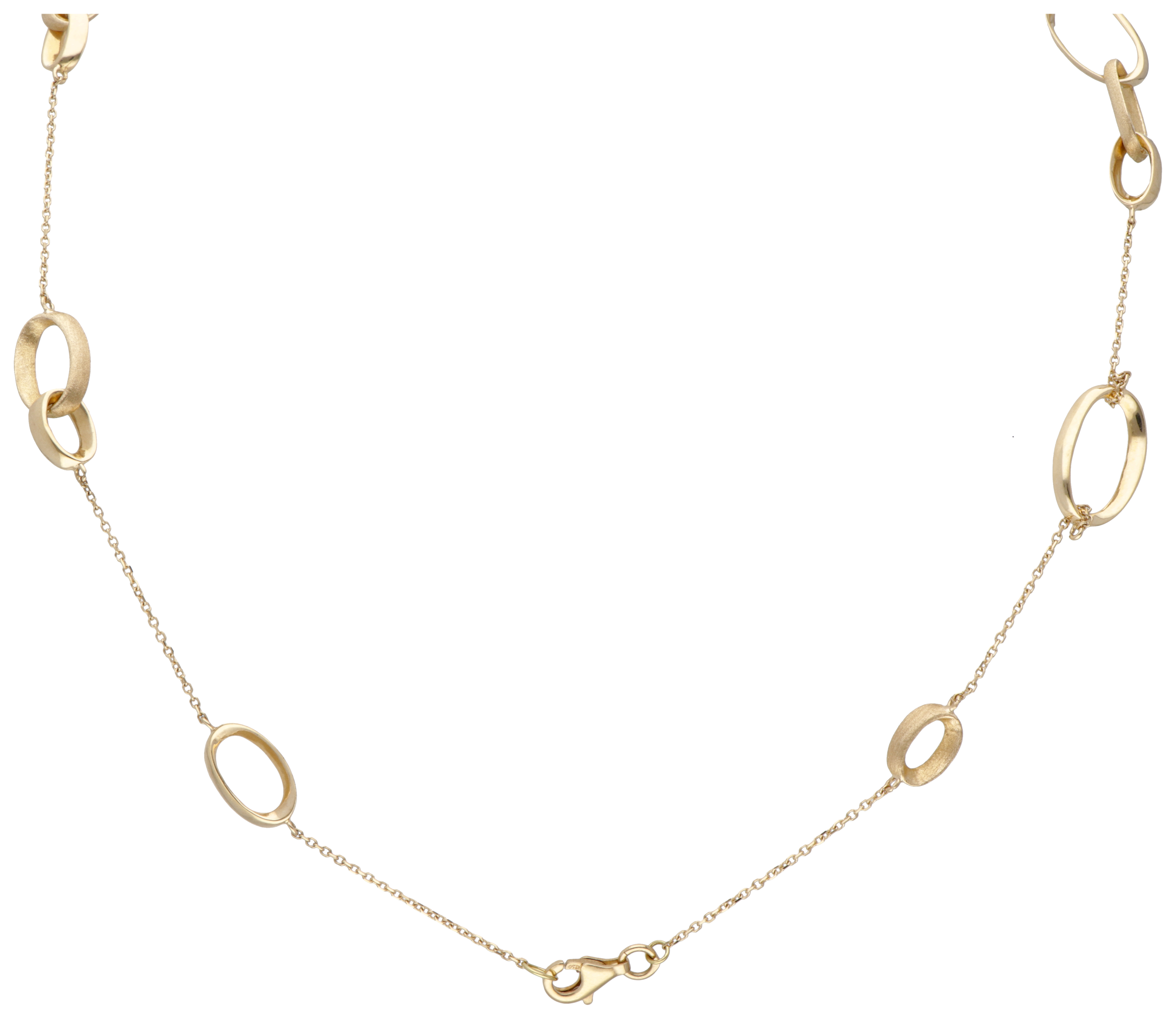 18 kt. Geelgouden Italiaans design collier van Italo Bottene.