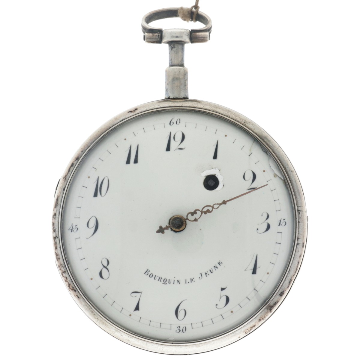 Bourquin le Jeune 625 Snek Spillegang - Heren zakhorloge - ca. 1800.