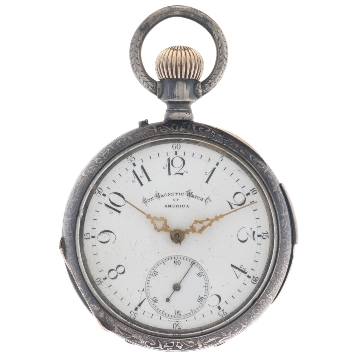 Non Magnetic Watch Co. Of America 12917 4 - Ankergang - Heren zakhorloge - ca. 1890.