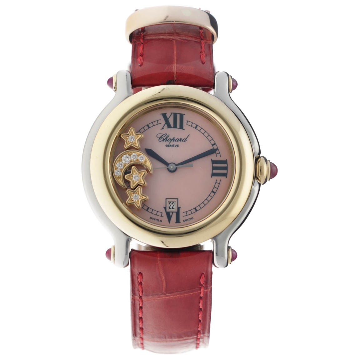 Chopard Happy Sport 8236 - Pink Mother of Pearl - Dames polshorloge - ca. 2008.