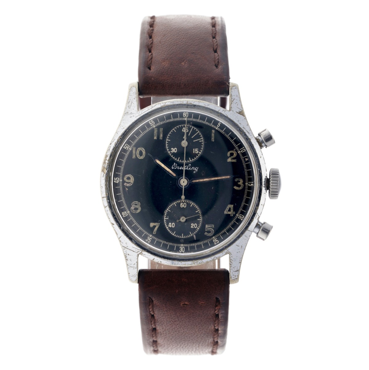 Breitling ''Baby'' Chronograph 174 - Heren polshorloge - ca. 1939.