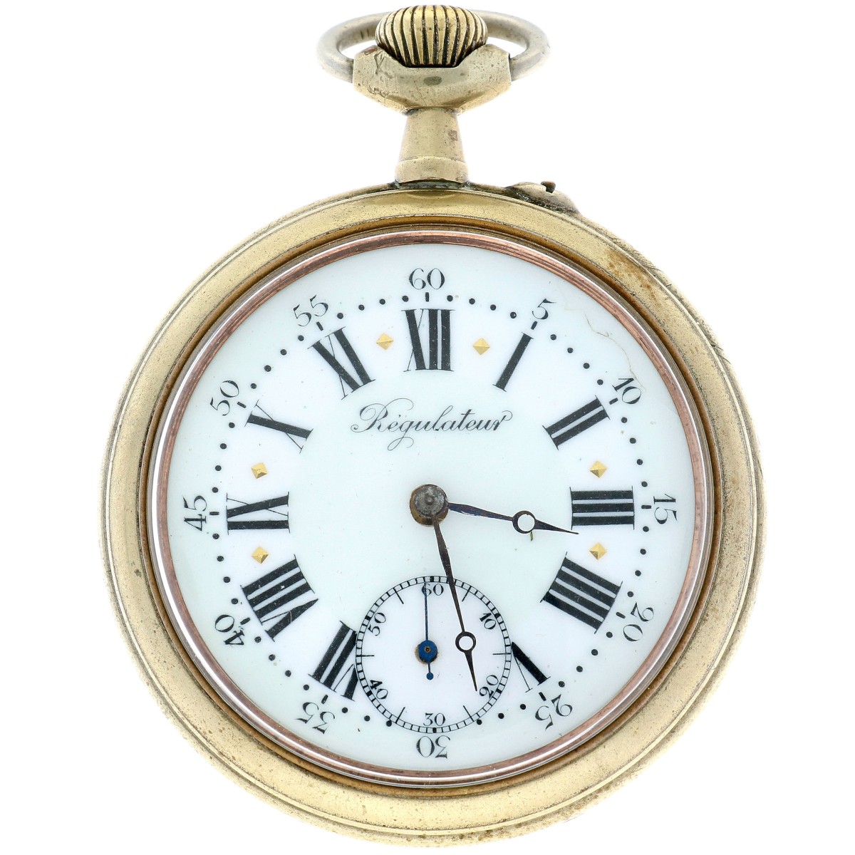 Régulateur 1080 Ankergang - Heren zakhorloge - ca. 1900.