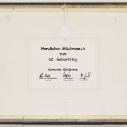 Duitse School, Een gezicht op de Weissensee, eind 20e eeuw.
