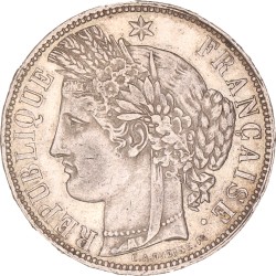 France. Third republic. 5 Francs. 1870 K.