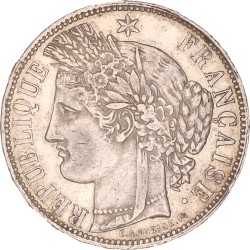 France. Third republic. 5 Francs. 1870 K.