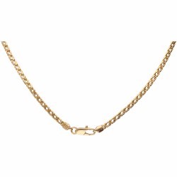 Geelgouden Uno A Erre collier met hanger van been - 14 kt.