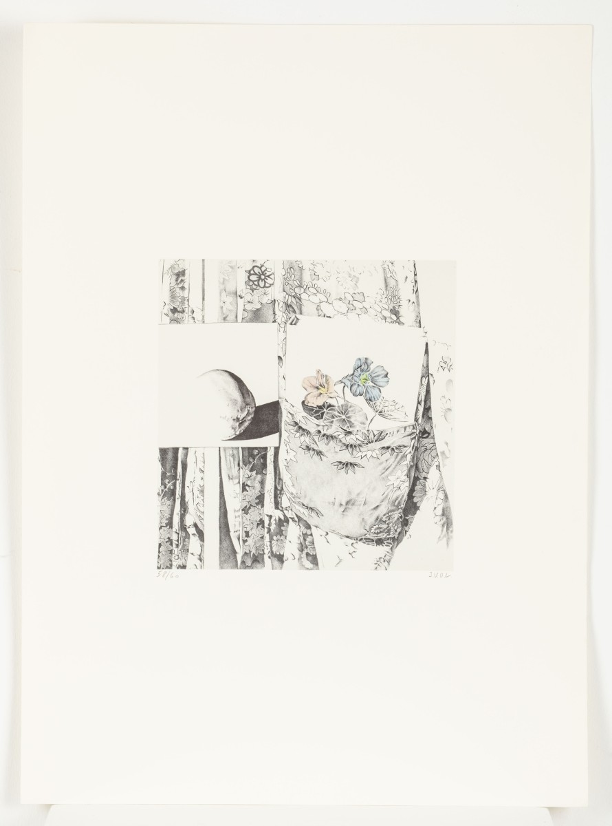 Jacky van der Linden, Zonder titel, aquatint, gesigneerd.