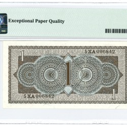 Nederland. 1 Gulden. Muntbiljet. Type 1949. Type Juliana. - UNC.