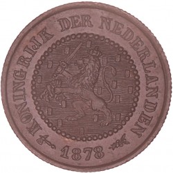 ½ Cent Willem III 1878. FDC -.