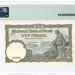 Belgium. 5 Francs. Banknote. Type 1938. - About UNC.