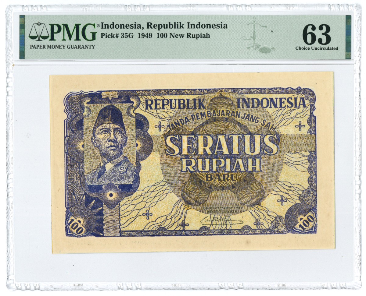 Indonesia. 100 New Rupiah. Banknote. Type 1949. - UNC.