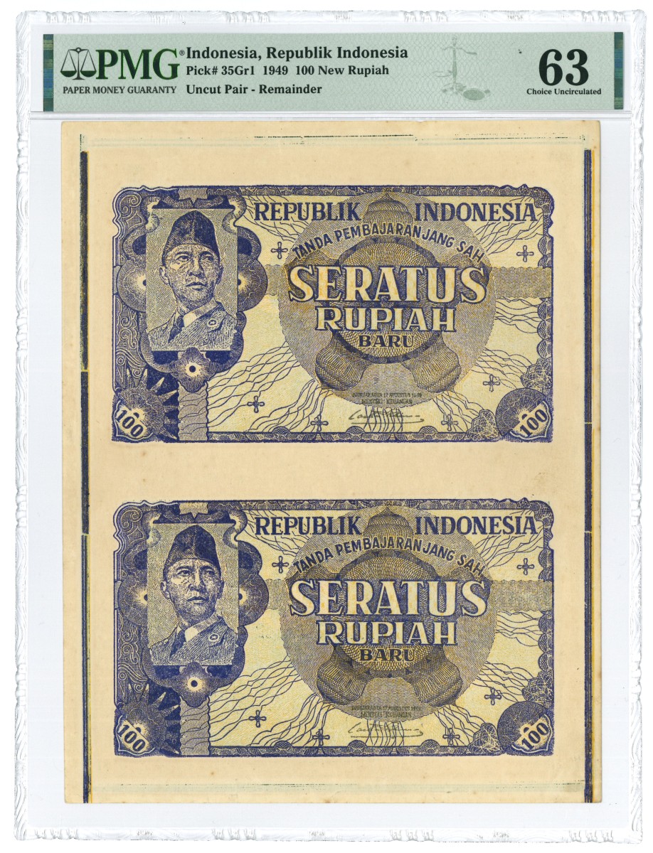 Indonesia. 100 New Rupiah. Banknote. Type 1949. - UNC.