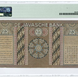 Netherlands-Indies. 25 Gulden. Banknote. Type 1933. Type Javanese Dancers. - Very fine.