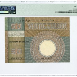 Nederland. 50 Gulden. Bankbiljet. Type 1929. Type Minerva. - Nagenoeg UNC.